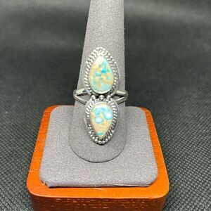 New  Sea Sediment 925 sterling silver ring size 9.5